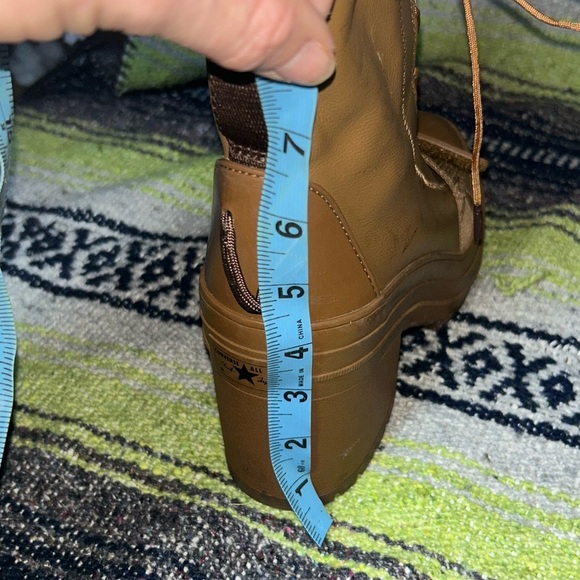 Converse Chuck Taylor CTAS GR 82 Mountain Club Brown Chunky Combat Boots Sz 7 - Picture 6 of 9